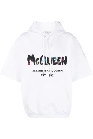 Alexander McQueen Kurzärmeliger Hoodie