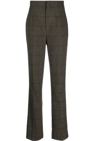 Ralph Lauren Karierte Alisanne Tapered-Hose