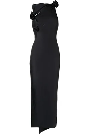 COPERNI Maxikleid mit Blumenapplikation