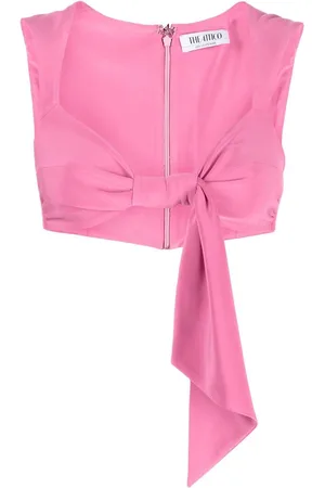 The Attico Cropped-Strickoberteil