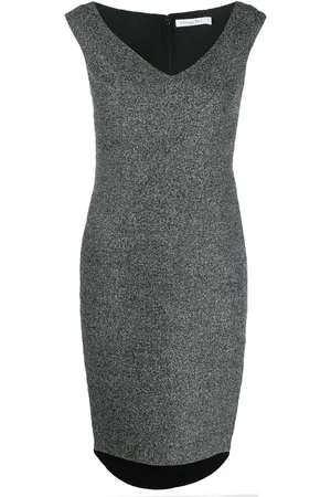 Dior 2010s ärmelloses Kleid mit V-Ausschnitt