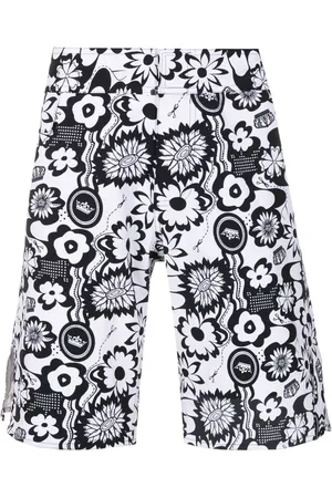 AMIR SLAMA Bermudas mit grafischem Print