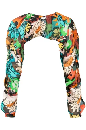AMIR SLAMA Bolero mit Print