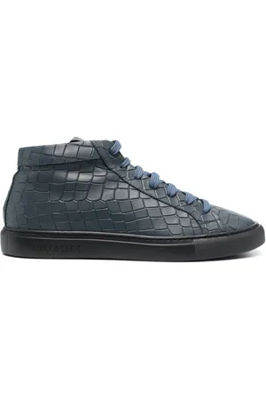 HIDE&JACK High-Top-Sneakers mit Kroko-Effekt