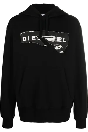 Diesel Hoodie im Distressed-Look