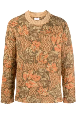 ERL Pullover mit Blattmuster