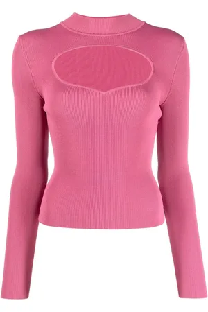 Staud Gerippter Strickpullover mit Cut-Outs