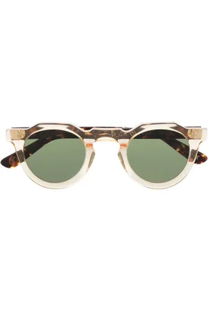 LESCA Sonnenbrille mit rundem Gestell