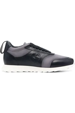 Giorgio Armani Sneakers mit Kontrasteinsätzen