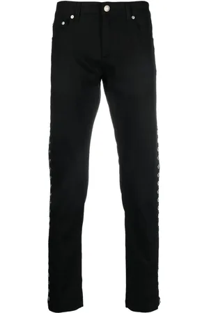 Alexander McQueen Halbhohe Skinny-Jeans