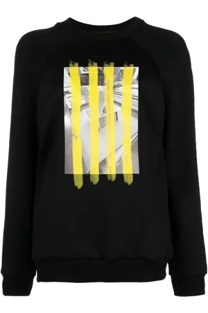 Plan C Sweatshirt mit grafischem Print