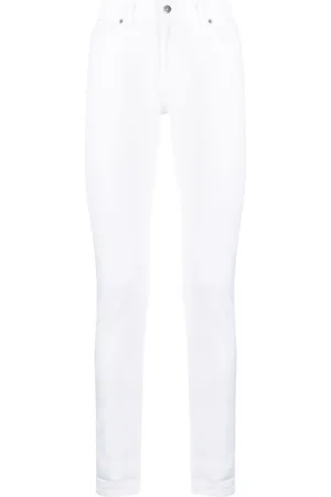 Dondup Slim-Fit-Jeans mit Umschlag
