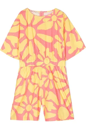 Marni Playsuit mit Blumen-Print