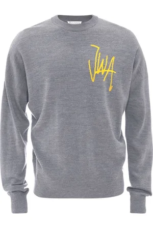 J.W.Anderson Merinopullover mit Intarsien-Logo