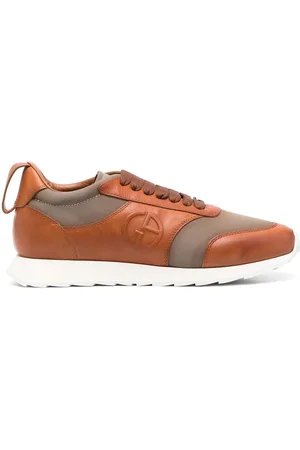 Giorgio Armani Sneakers mit Kontrasteinsätzen