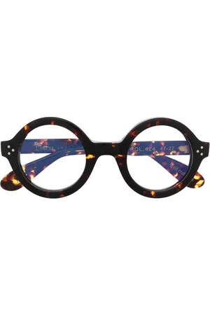 LESCA Brille mit rundem Gestell