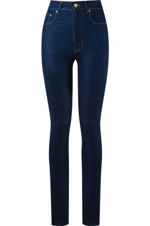AMAPÔ Skinny-Jeans mit hohem Bund