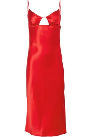 FLEUR DU MAL Camisole-Kleid mit Schlüssellochausschnitt