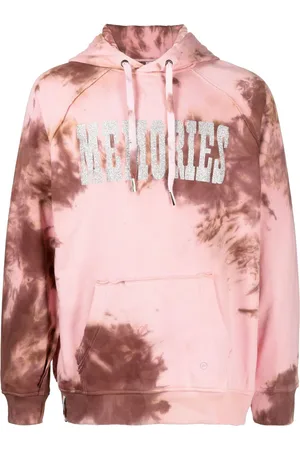Stain Shade X Hiroshi Fujiwara Hoodie mit Batikmuster