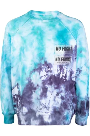Stain Shade X Hiroshi Fujiwara Sweatshirt mit Batikmuster