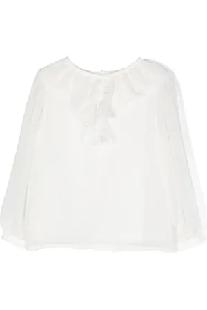 PATACHOU Chiffonbluse mit Rüschen