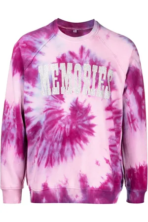 Stain Shade X Hiroshi Fujiwara Sweatshirt mit Batikmuster