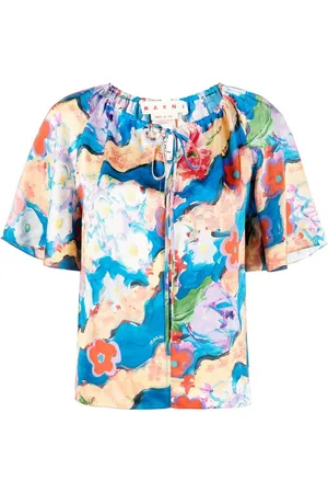 Marni Bluse mit Blumen-Print