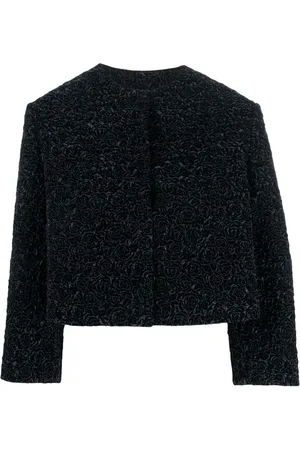 Dior 2010 Cropped-Jacke mit Blumenprägung