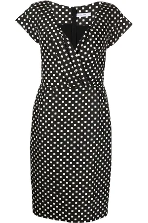 Dior 2000s Gepunktetes Kleid