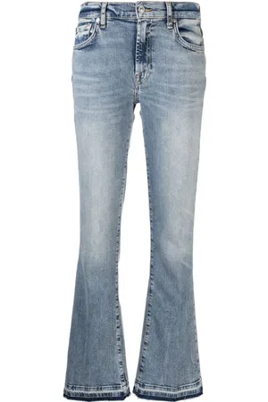 7 for all Mankind Tief sitzende Schlagjeans
