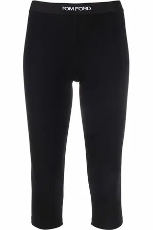 Tom Ford Cropped-Leggings mit Logo-Bund