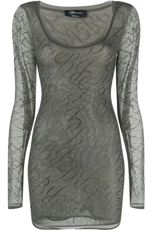 BLUMARINE Minikleid mit Schmucksteinen
