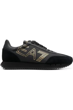 EA7 Sneakers mit Logo-Print