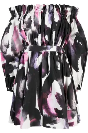 Alexander McQueen Schulterfreies Minikleid