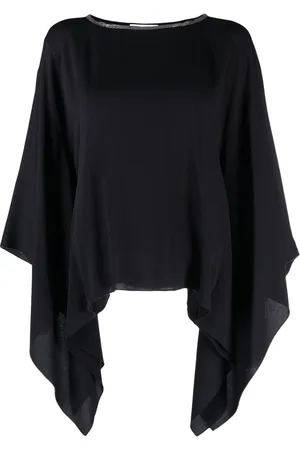 Fabiana Filippi Bluse mit drapierten Ärmeln
