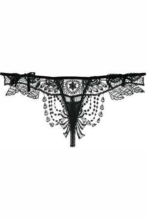 Belle Et Bon Bon Bisoux Slip mit Swarovski-Kristallen