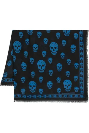 Alexander McQueen Schal mit Totenkopf-Print