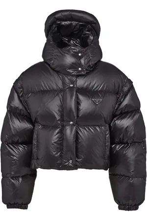 Prada Wendbare Re-Nylon Daunenjacke