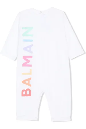 Balmain Strampler mit Logo-Print