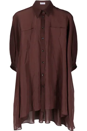Brunello Cucinelli Transparente Bluse