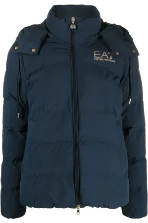 EA7 Kapuzenjacke mit Reißverschluss
