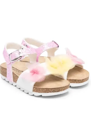 MONNALISA Sandalen mit Blumenapplikation