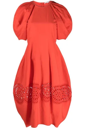Stella McCartney Midikleid mit Cut-Outs