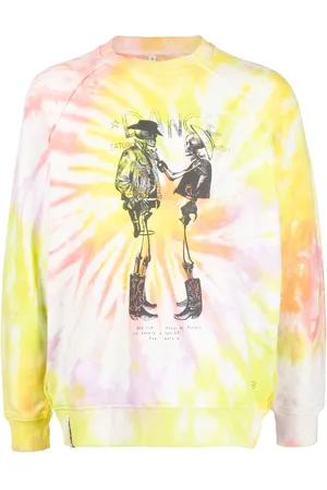 Stain Shade X Hiroshi Fujiwara Sweatshirt mit Batikmuster