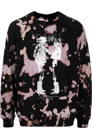 Stain Shade X Hiroshi Fujiwara Sweatshirt mit Skelett-Print
