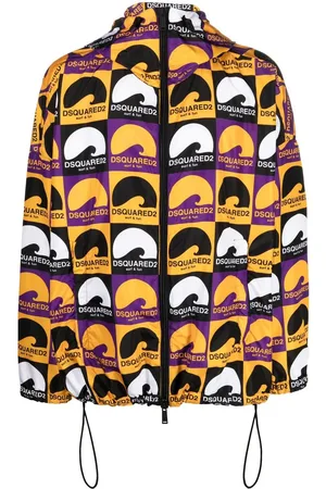 Dsquared2 Kapuzenjacke mit Logo-Print