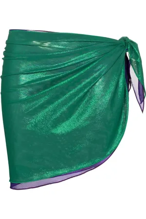 Oseree Laminierter Sarong im Layering-Look