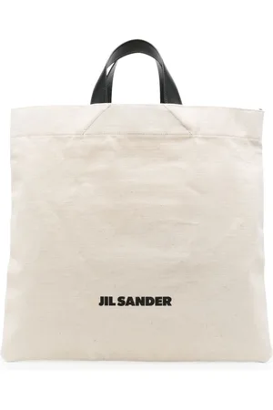 Jil Sander Shopper mit Logo-Print