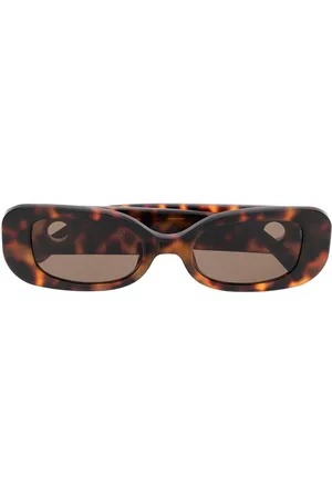 Linda Farrow Lola Sonnenbrille in Schildpattoptik