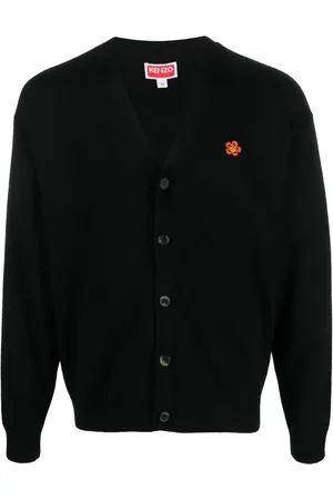 Kenzo Cardigan mit Blumen-Patch